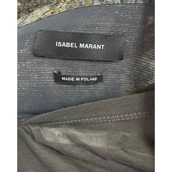 Isabel Marant Knee-Length Dress in Brown Silk